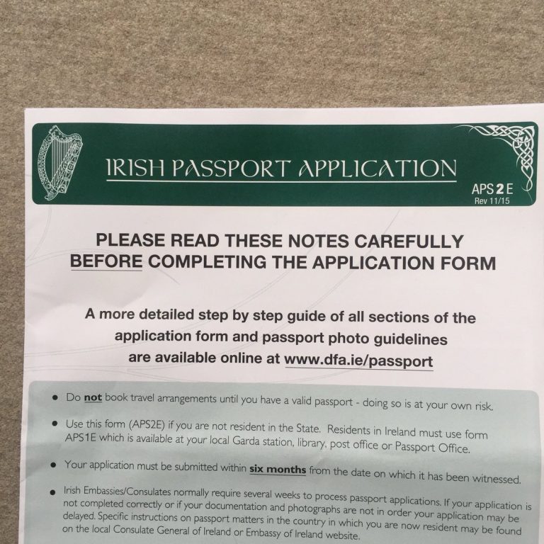 Irish Passport Application Waiting Time