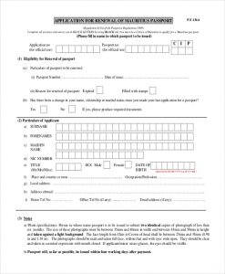 Renewal Of A Travel Document Canada Application Form For Adult ...