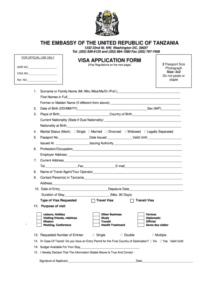 Business License Application Form Tanzania Pdf BISUNIS